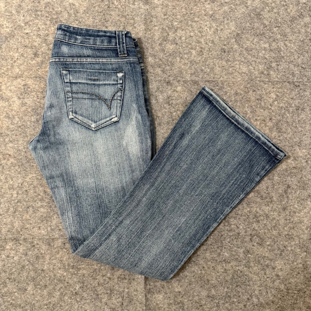Vintage Wet Seal Y2K Jeans Womens 9 Regular Blue Bootcut Low Rise
